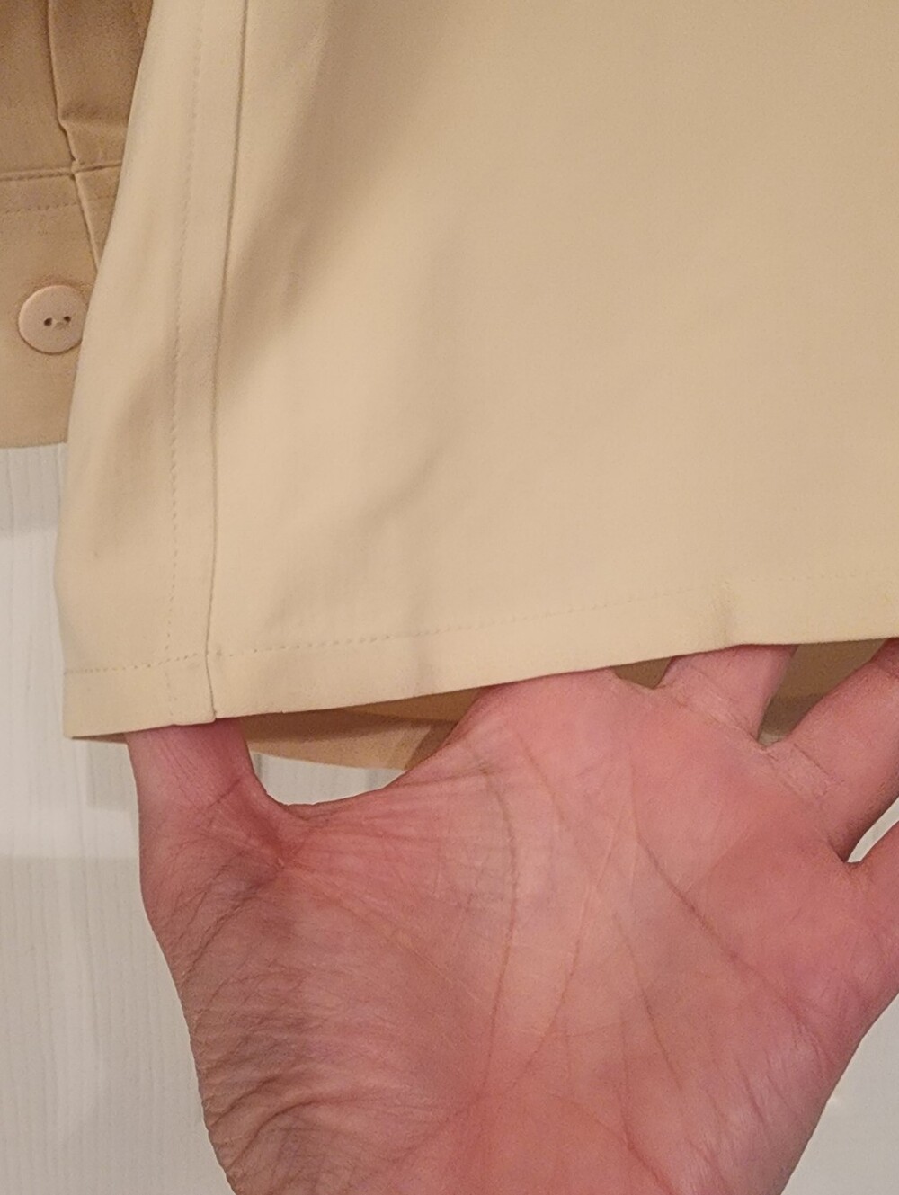 EQUIPMENT HOMME Silk Dress Shirt In Cream/beige Size Medium - Picture 5 of 12